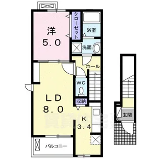 ヌーベル パーク【2階】の間取り