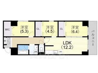 3LDKの間取り画像