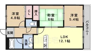 フレンドヒル【206号室】の間取り