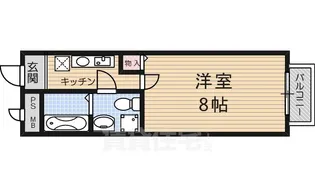 サンルモンド岡山手【1階】の間取り