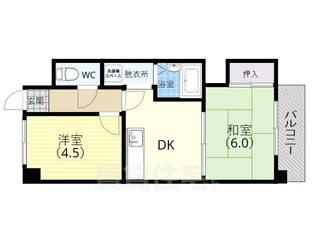 フェイス神戸【4階】の間取り