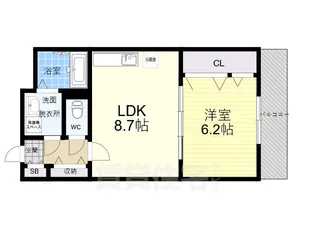 フレシール【2階】の間取り