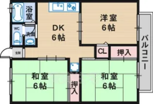 セジュール窪田【1階】の間取り