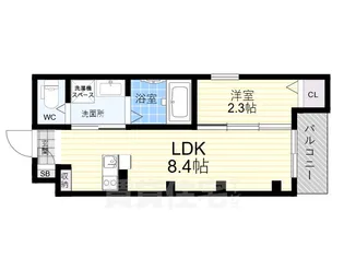 シーエムセット【1階】の間取り