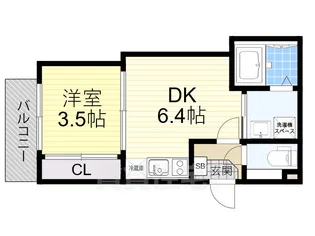 ハーモニーテラスRen相川【2階】の間取り
