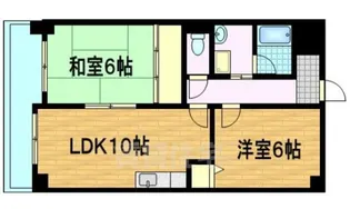 南笠ハイツ【3階】の間取り