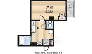 CASA VERDE高辻【4階】の間取り