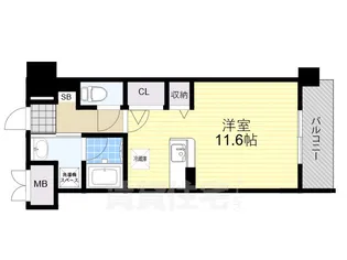 パールタウン【5階】の間取り