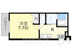 大阪府堺市堺区出島海岸通4丁【アパート】の間取り