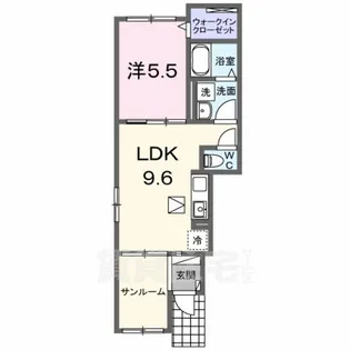 グレース大清水2【1階】の間取り