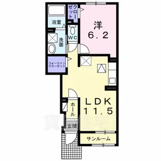 グレース大清水1【1階】の間取り