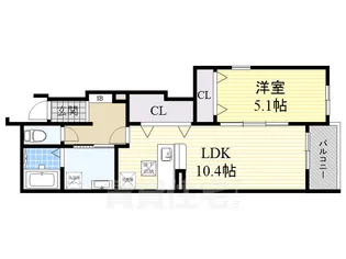 ニューパーク【1階】の間取り