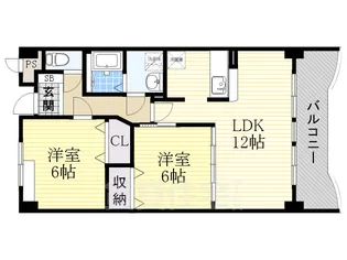 ルピナス・イースト【4階】の間取り