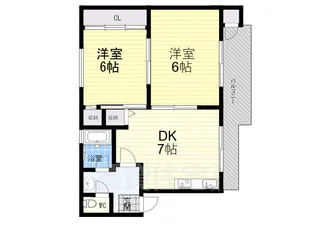 ライラックハウス【2階】の間取り