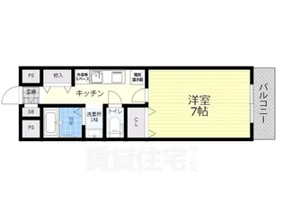 フェリエ新大阪【4階】の間取り