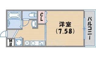 ベルファーム甲子園【2階】の間取り