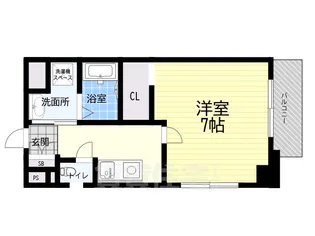 プライマル西宮夙川(旧サムティ夙川レジデンス)【5階】の間取り