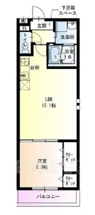 フジパレス立花町三丁目ウエスト【1階】の間取り