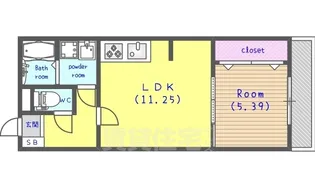 ホームズネオ桂【2階】の間取り