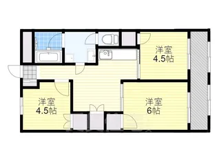メゾンインペリアル豊里【8階】の間取り