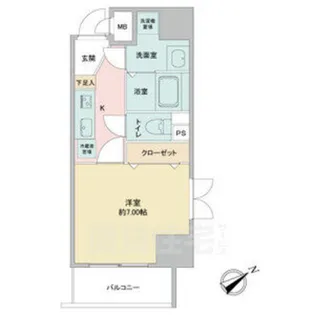 アプリーレ千代田【9階】の間取り