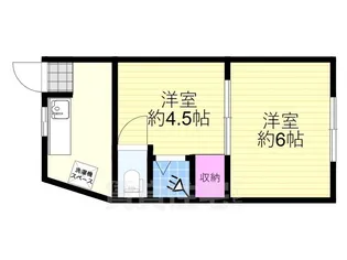 大阪府大阪市西淀川区姫里1丁目【アパート】の間取り