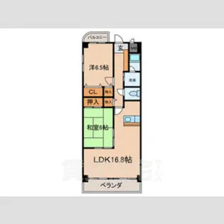 シャトーディネゾー【3階】の間取り