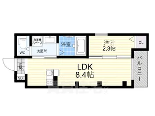 シーエムセット【2階】の間取り