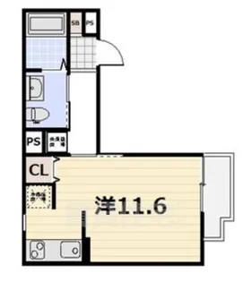 attrice一乗寺【3階】の間取り