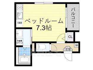 サンメイプル庄内【3階】の間取り