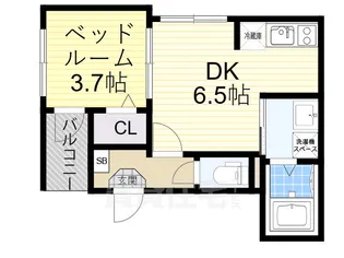 サンメイプル庄内【3階】の間取り
