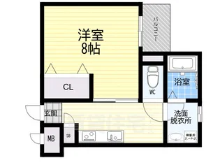 M's court西宮北口【2階】の間取り