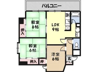 ロイヤルコート【5階】の間取り