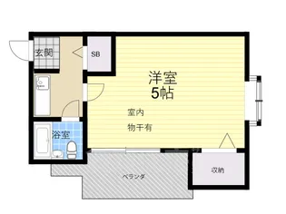 ステラハウス4-900【2階】の間取り