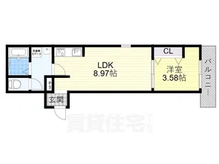 大阪府松原市天美東9丁目【アパート】の間取り