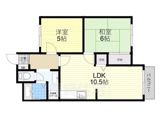 豊中スクエアガーデン【3階】の間取り