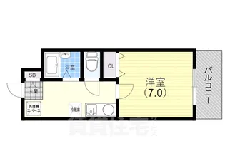 セジュール諏訪山【201号室】の間取り