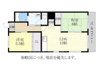メリーメリーB【2階】の間取り