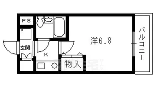 デトム・ワン一条通【11階】の間取り