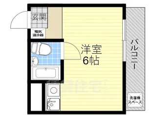 ヒルズ鳳【2階】の間取り