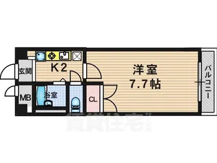 アンプルールフェール大利町【2階】の間取り