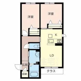 大阪府和泉市太町【アパート】の間取り