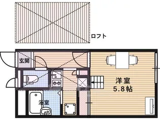 プレジール太秦【2階】の間取り