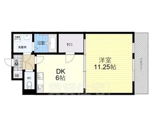 グレース門戸荘2【5階】の間取り