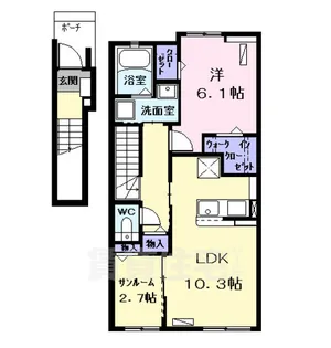 アルカンシエル【2階】の間取り