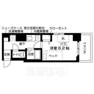 キャンパスヴィレッジ京都今出川通【5階】の間取り