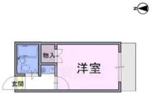 桜井第7マンション【2階】の間取り
