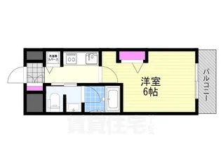 1Kの間取り画像