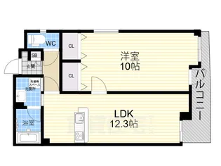 エクセラン夙川【2階】の間取り