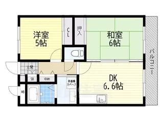 エッセ尼崎南【1階】の間取り